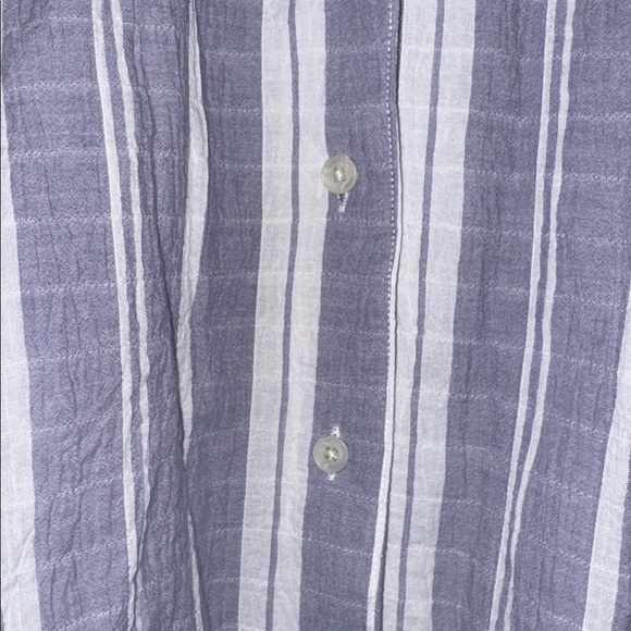 Eddie Bauer stripe  Shirt pre own  XL - Picture 5 of 8